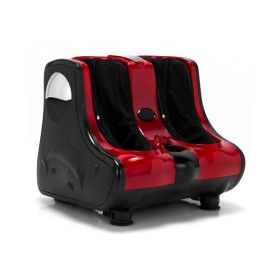 Shiatsu Kneading Rolling Vibration Heating Foot Massager-Red