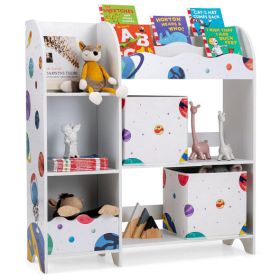 Kids Toy and Book Organizer Children with Storage Bins