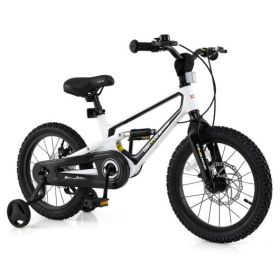 16 Inch Kids Bike Magnesium Alloy Bicycle Adjustable for Aged 4 to 7-16 inches