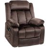 HOMCOM Power Lift Recliner Chair for Elderly, Electric Lift Chair with Massage and Heat, Remote Control, Brown
