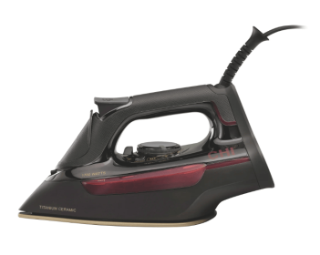 CHI Professional Clothing Iron, Titanium-Infused Ceramic Soleplate, Black, 13104