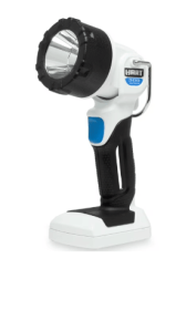 HART Rechargeable Handheld Spot Work Light with Rotating Head, Magnetic Base, White, 300 Lumens