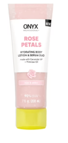 ONYX Professional Hydrating Body Lotion & Serum Duo, Rose Petals, 7 fl oz.