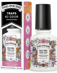 Poo-Pourri Before-You-Go Toilet Spray, Cherry Blossom Sandalwood 2oz