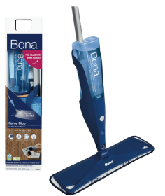 Bona Spray Mop for Hardwood Floors, with Refillable Cartridge & Washable Microfiber Pad