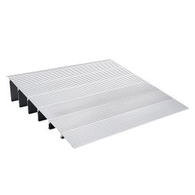 VEVOR Door Threshold Ramp, 6" Rise, 800 lbs Load Capacity, Door Ramp for Wheelchairs, Aluminum Threshold Ramp for Doorways