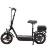 WHOSU 750W Electric Scooter with Seat for Adults - 25 MPH, 29 Mile Range, 14" Pneumatic Tires