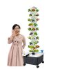Hydroponic Tower Growing System,10 Layers 50 Pods Vertical Garden Kit for Home and Greenhouse Herbs and Vegetables