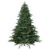 Artificial 6.5ft Green Christmas Tree with 2225 PE/PVC Mixed Branch Tips, Steel wire, Hinged Premium & Foldable Base for Indoor Holiday Decorating