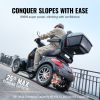VEVOR Heavy Duty 4-Wheel Mobility Scooters for Seniors & Adults 500lbs Capacity - 31 Miles 3-Speed Long Range