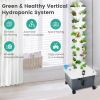 Hydroponic Tower Growing System,10 Layers 50 Pods Vertical Garden Kit for Home and Greenhouse Herbs and Vegetables
