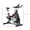 Upright Stationary Exercise Bike, Cardio Workout Training Bicycle w/ Adjustable Resistance LCD Monitor, Black