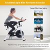 Stationary Bikes for Home Spin Indoor Exercise Bike with LCD Monitor and Comfortable Seat Cushion for Home Gym Cardio Fitness Training