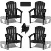 HDPE Stackback Adirondack chair, 4 Pack