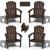 HDPE Stackback Adirondack chair, 4 Pack