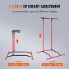 VEVOR Power Tower Dip Station, 2-Level Height Adjustable Pull Up Bar Stand, Multi-Function Strength Training Workout Equipment