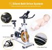 Stationary Bikes for Home Indoor Exercise Bike with LCD Monitor and Comfortable Seat Cushion for Home Gym Cardio Fitness Training