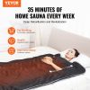 VEVOR Sauna Blanket for Detoxification, Portable Far Infrared Sauna for Home, Oxford Sauna Bag w/ Arm Holes & Carbon Fiber Heating