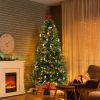 7.5 FT Artificial Christmas Tree with DIY 400 Warm White LED Lights