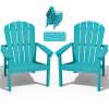 HDPE Stackback Adirondack chair, 4 Pack
