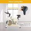 Stationary Bikes for Home Indoor Exercise Bike with LCD Monitor and Comfortable Seat Cushion for Home Gym Cardio Fitness Training