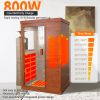 infrared sauna room single room